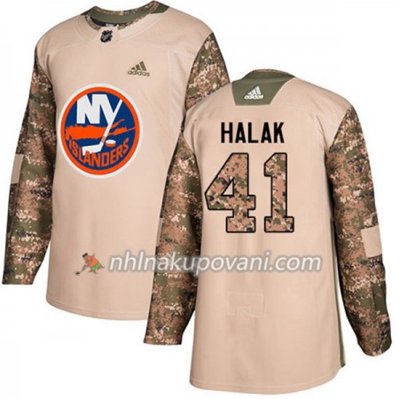 New York Islanders Dresy Jaroslav Halak 41 Adidas 2017-2018 Camo Veterans Day Practice Authentic - Pánské New York Islanders Dresy Jaroslav Halak 41 Adidas 2017-2018 Camo Veterans Day Practice Authentic - Pánské